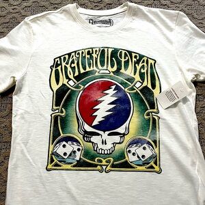 🐢 '24 Grateful Dead Band Deal Go Down Dice Green Matte Steal Face HQ Lucky Tee